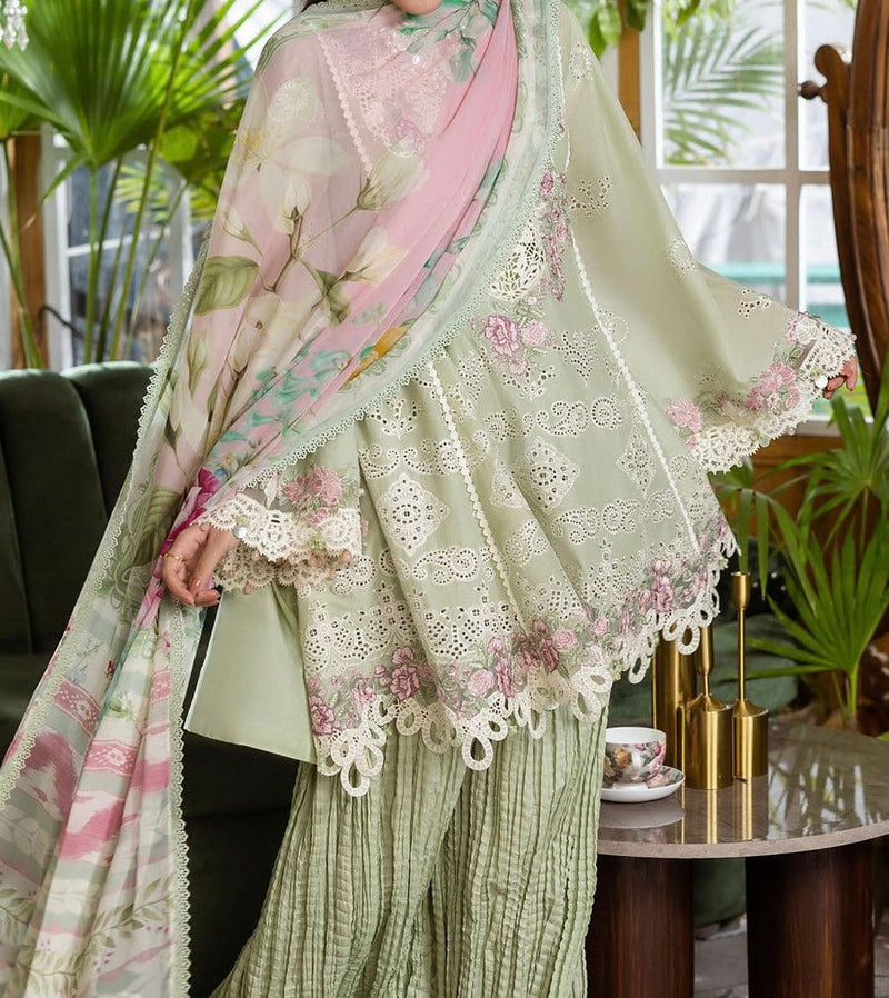 Unstitched Embroidered Lawn 3PC | SC-093C