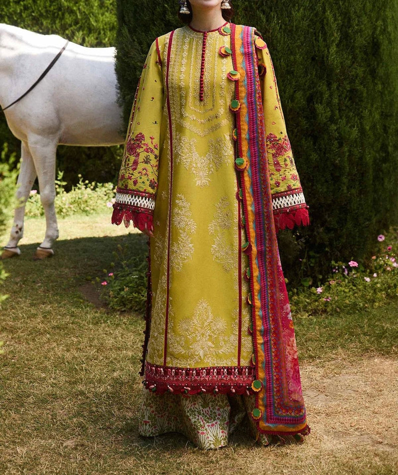 Unstitched Embroidered Lawn 3PC | SC-097
