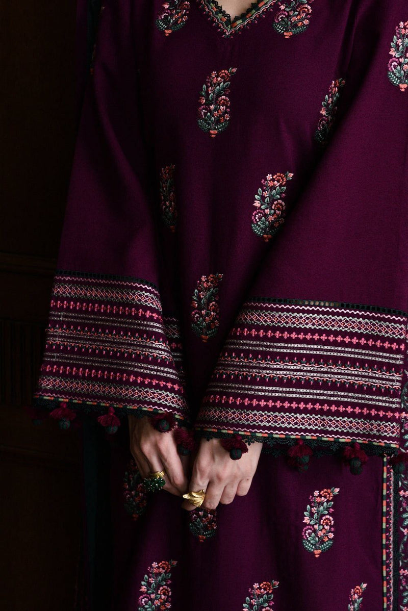 Unstitched Embroidered Lawn 3PC | SC-098