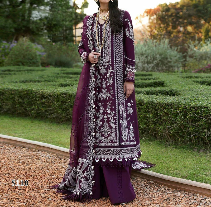 Unstitched Embroidered Lawn 3PC | SC-113