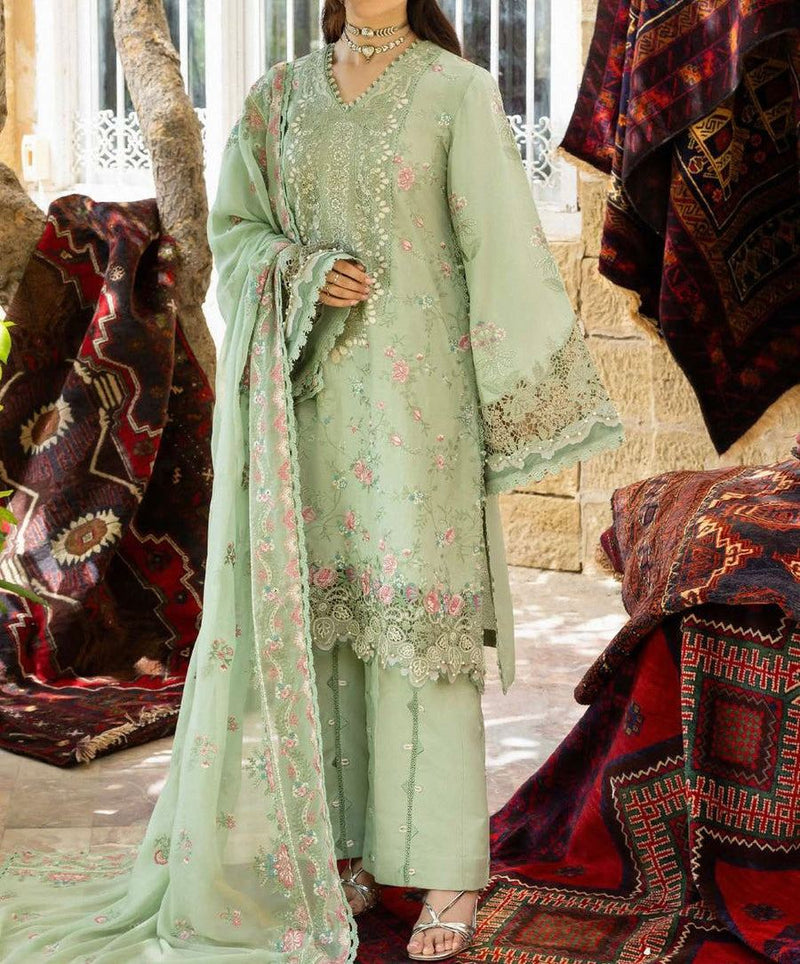 Unstitched Embroidered Lawn 3PC | SC-116