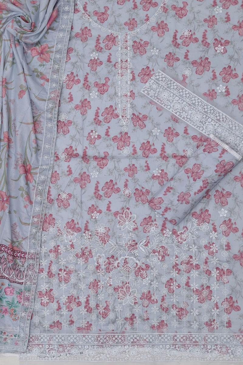 Unstitched Embroidered Lawn 3PC | SC-139