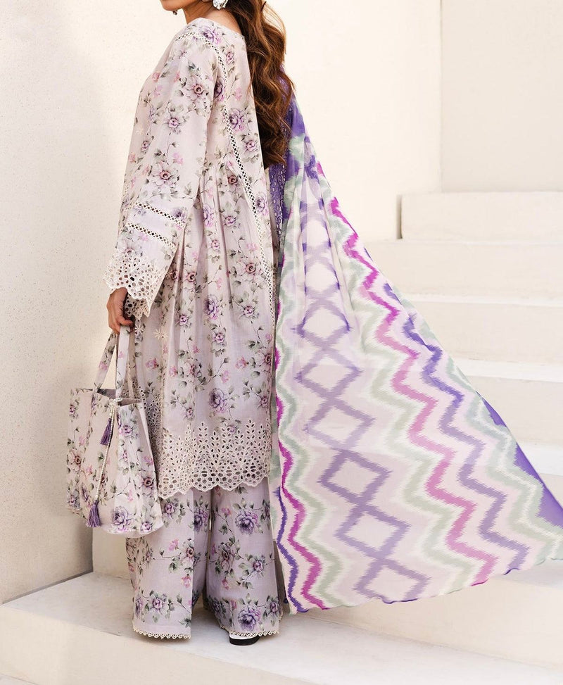 Unstitched Embroidered Lawn 3PC | SC-150