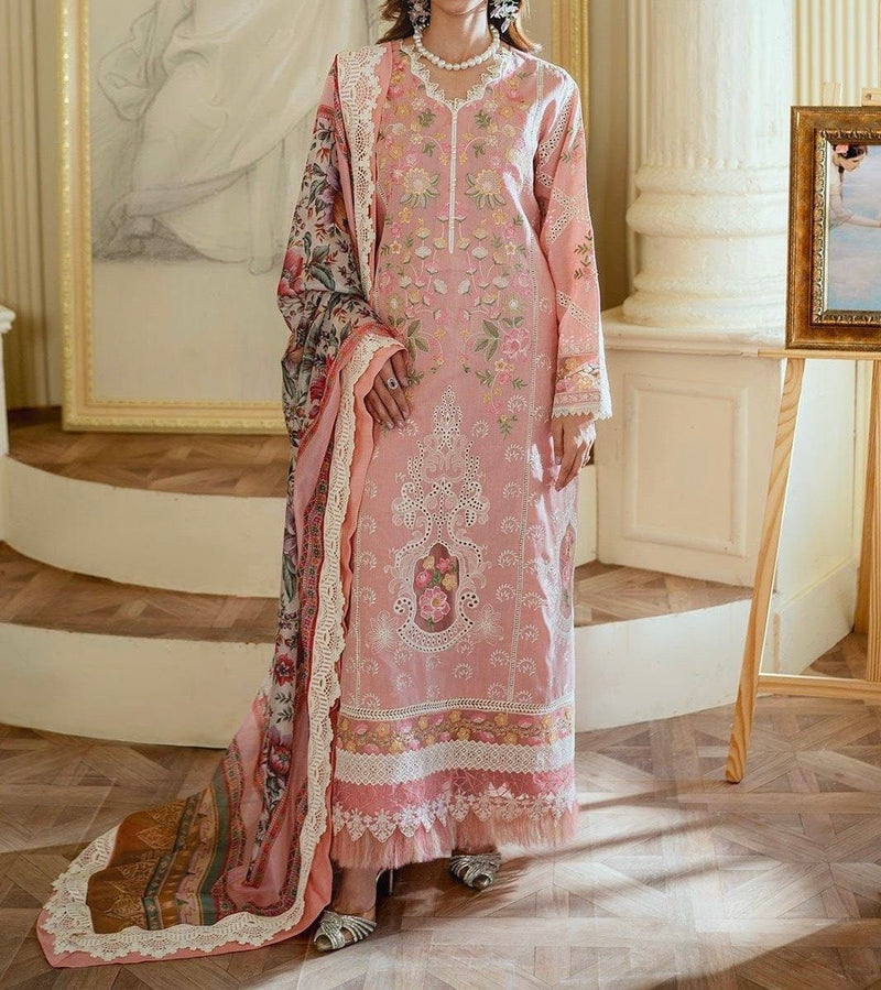 Unstitched Embroidered Lawn 3PC | SC-152
