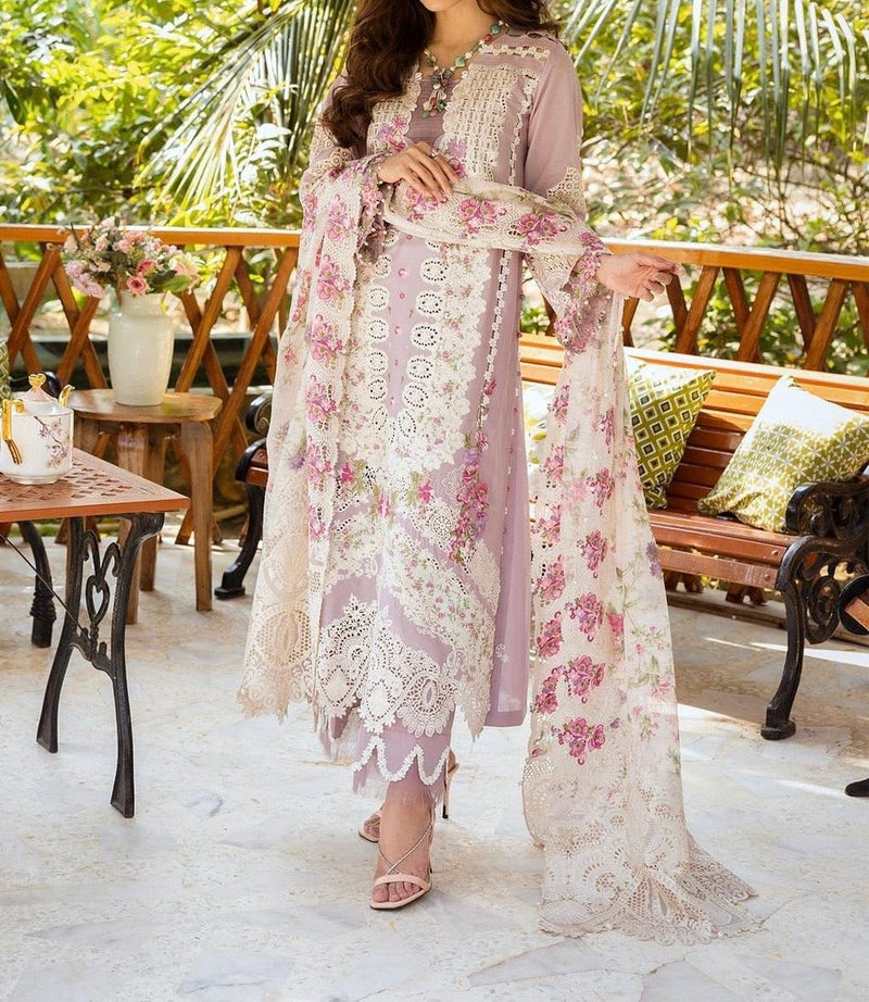 Unstitched Embroidered Lawn 3PC | SC-153