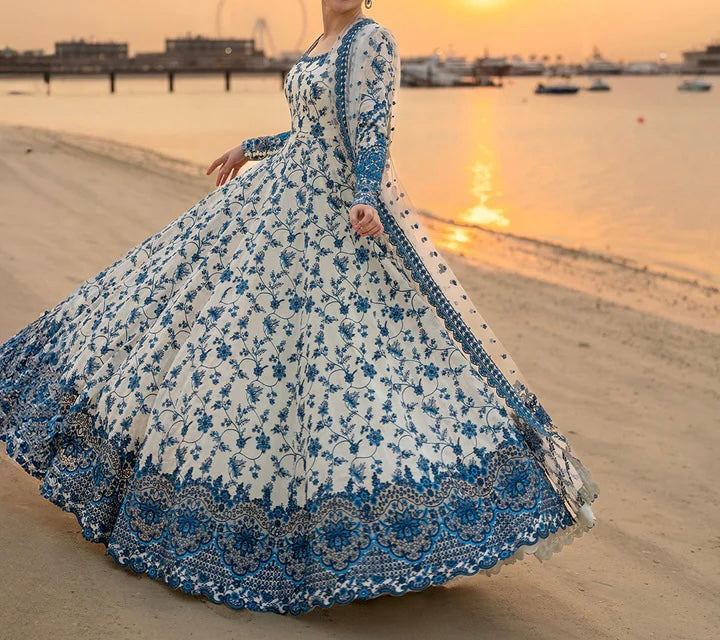 Unstitched Embroidered Lawn 3PC | SC-157A