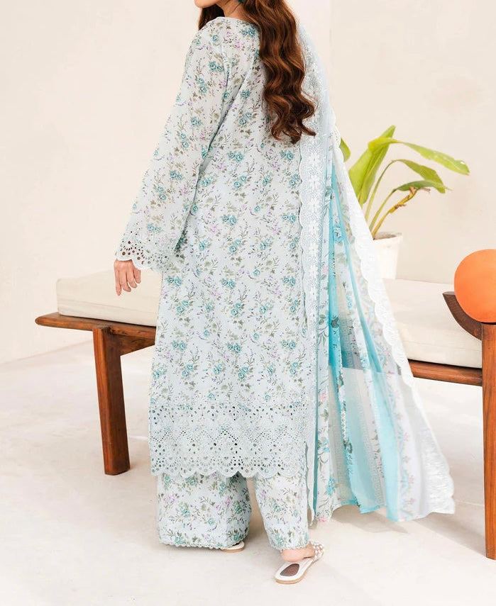 Unstitched Embroidered Lawn 3PC | SC-160