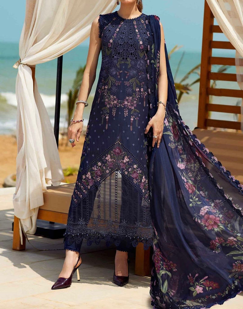 Unstitched Embroidered Lawn 3PC | SC-163
