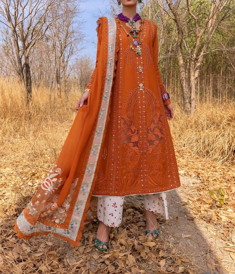 Unstitched Embroidered Lawn 3PC | SC-165