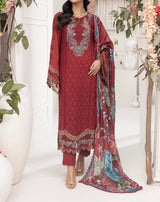 Unstitched Embroidered Lawn 3PC | SC-175A