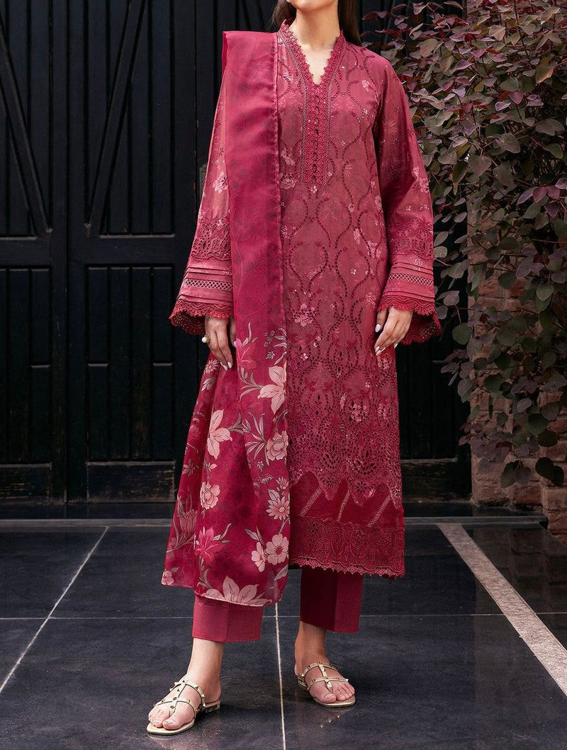 Unstitched Embroidered Lawn 3PC | SC-188