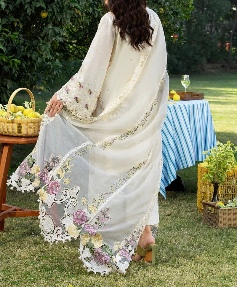 Unstitched Embroidered Lawn 3PC | SC-184