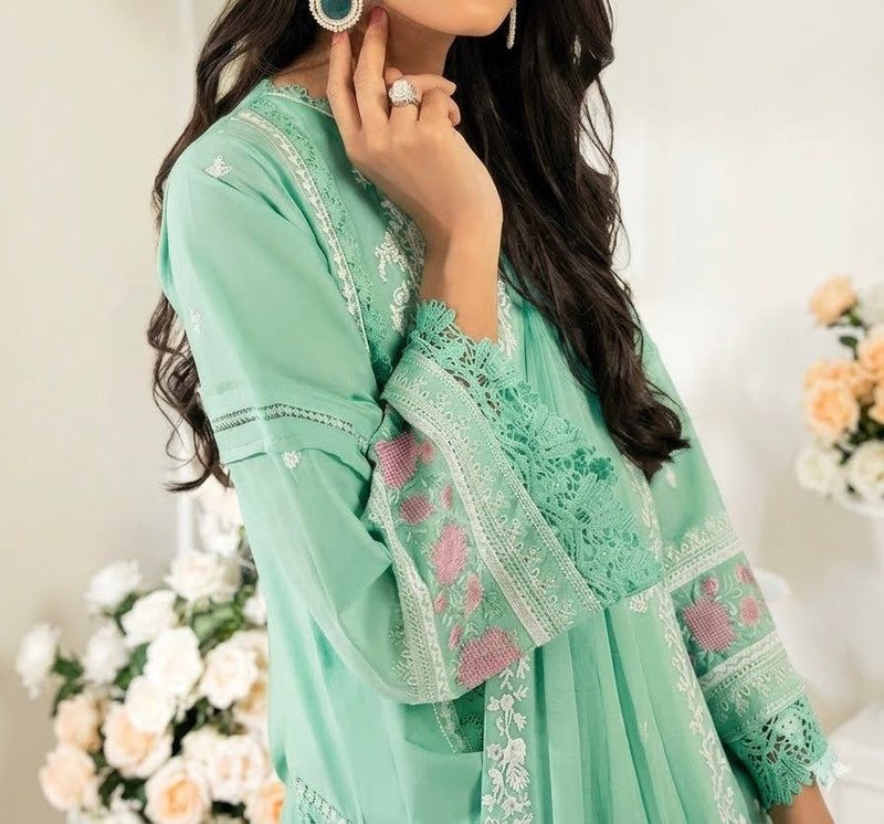 Unstitched Embroidered Lawn 3PC | SC-191