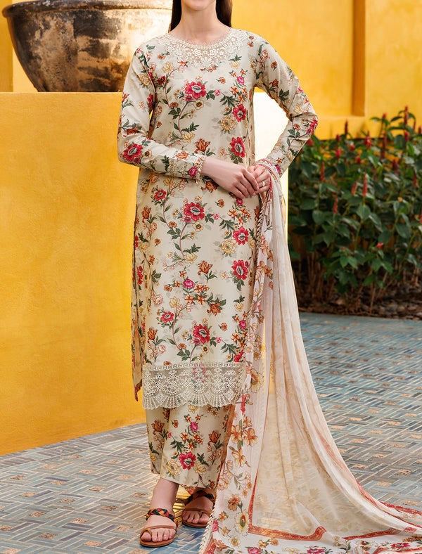 Unstitched Khaddar 3PC | WC-043B