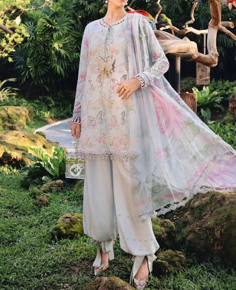 Unstitched Embroidered Lawn 3PC | SC-095