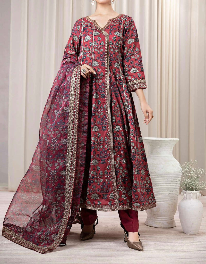 Unstitched Printed Lawn 3PC | SC-104