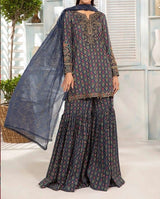 Unstitched Printed Lawn 3PC | SC-112B