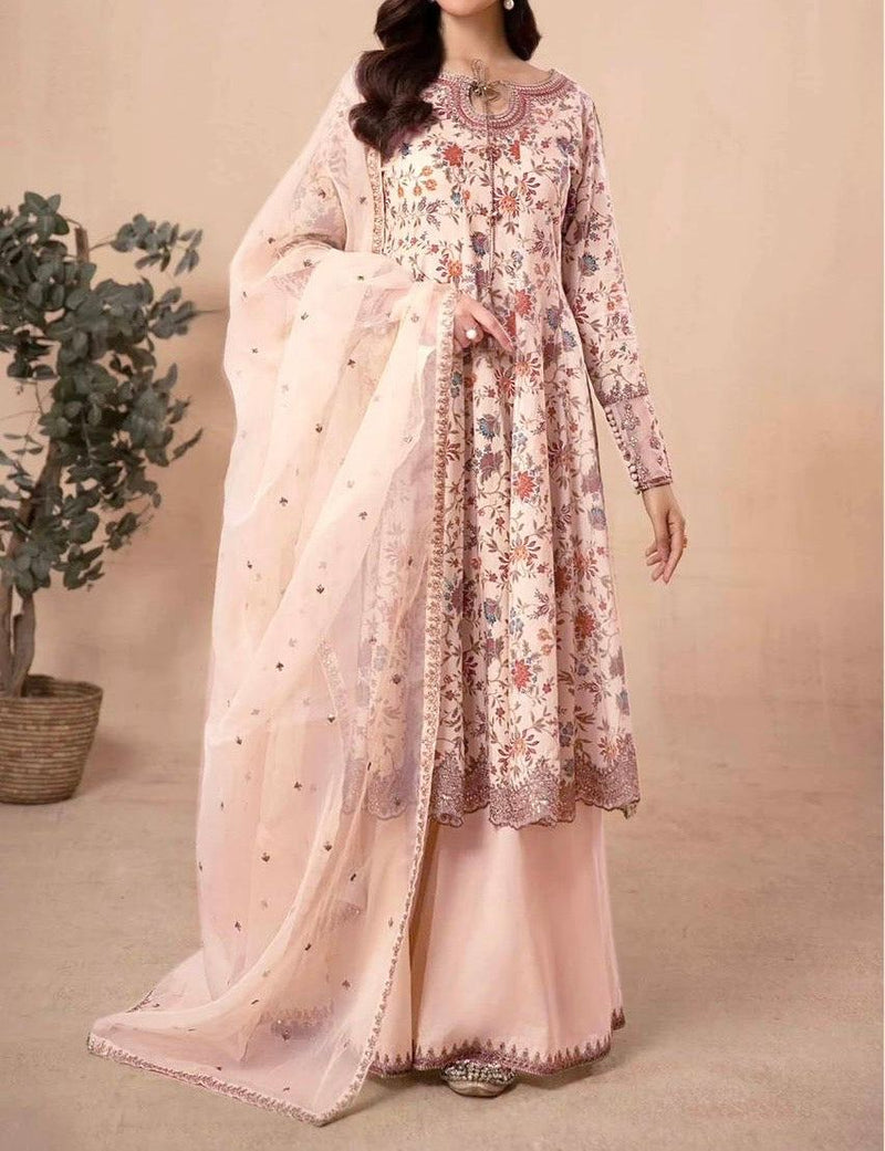 Unstitched Printed Lawn 3PC | SC-141