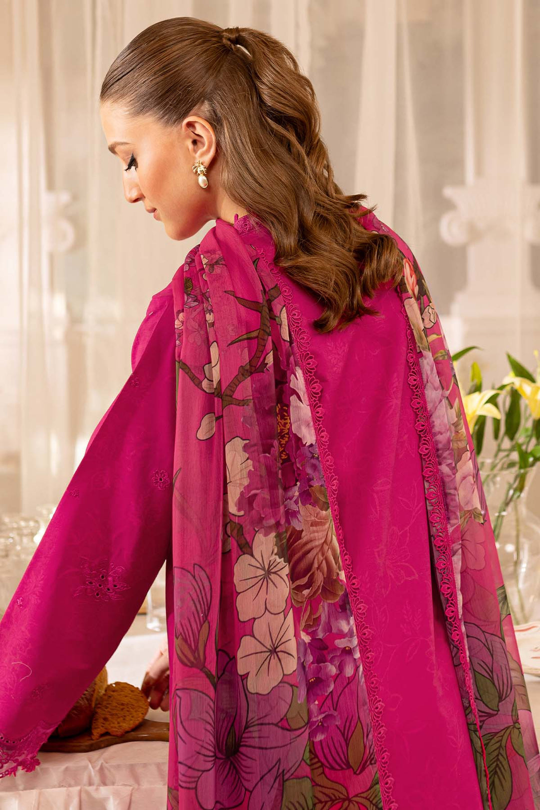 Best Selling - Aster 3Pc- Embroidered Dress
