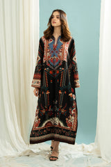 PRINTED POLY CAMBRIC STITCHED KAFTAN