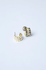 Golden Brass Earrings