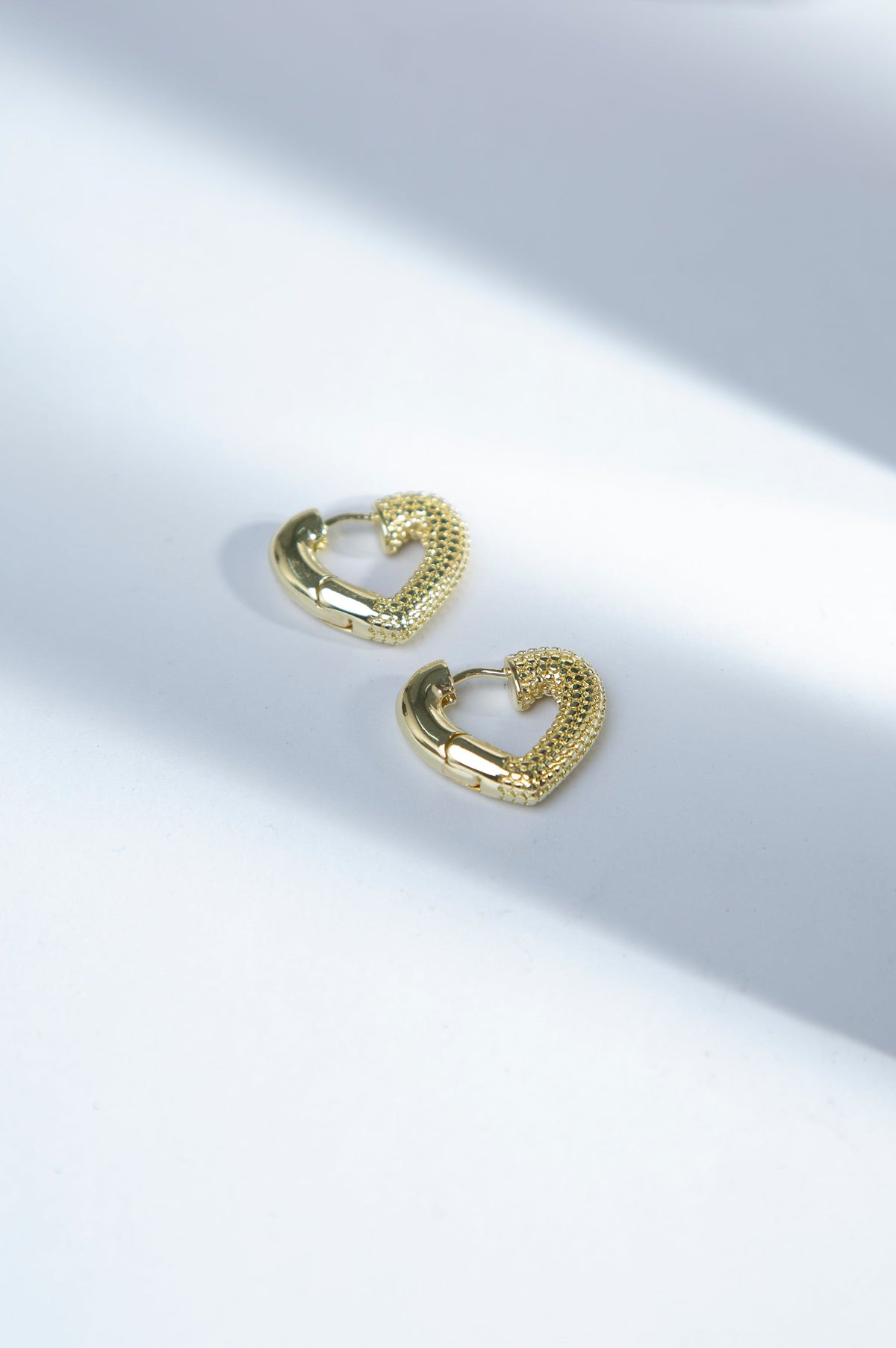 Minimalist Gold-tone Brass Earrings