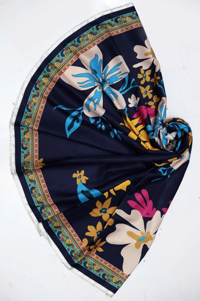 Unstitched Embroidered Dhanak 3PC | WC-001A
