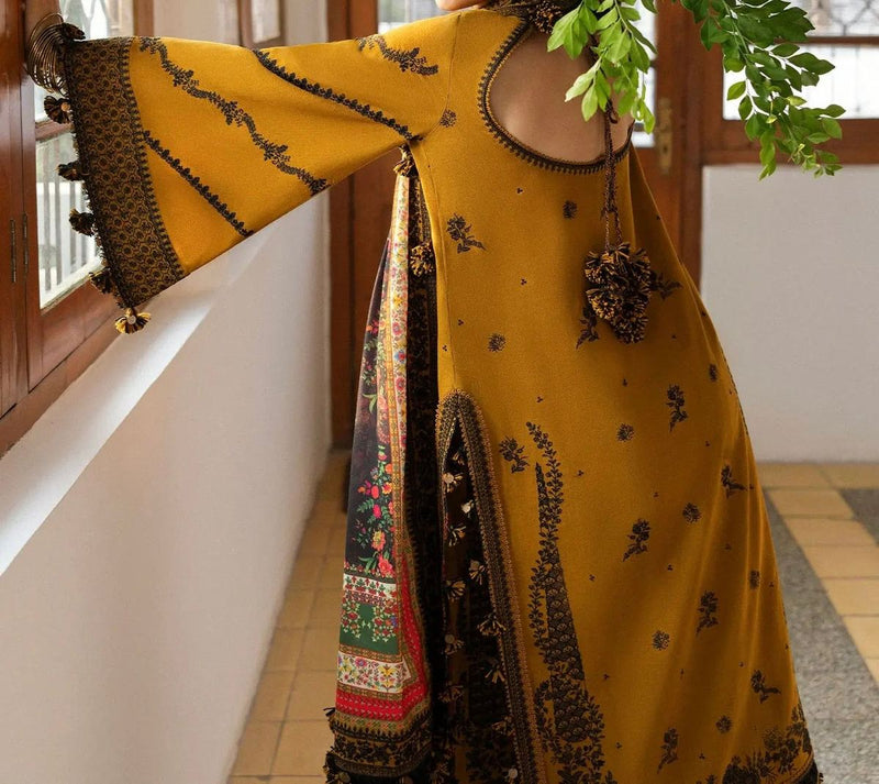Unstitched Embroidered Lawn 3PC | SC-006
