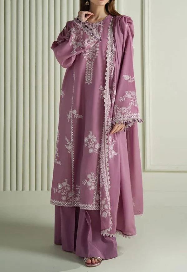 Unstitched Embroidered Lawn 3PC | SC-010
