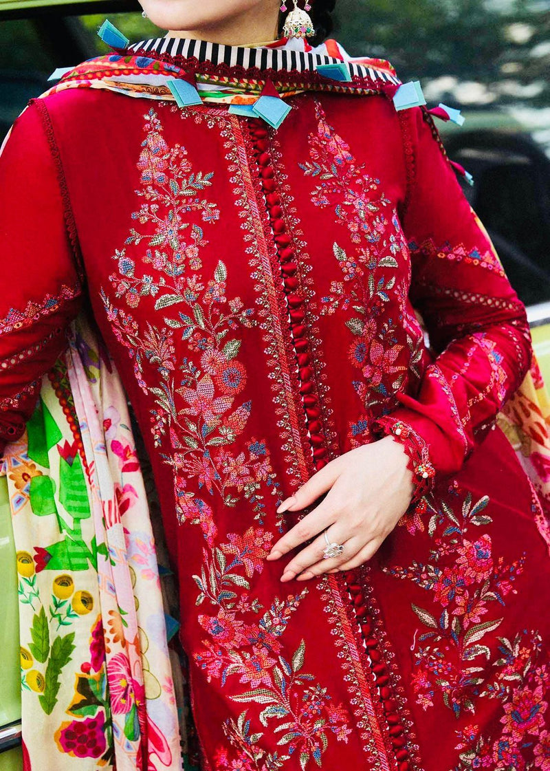 Unstitched Embroidered Lawn 3PC | SC-012