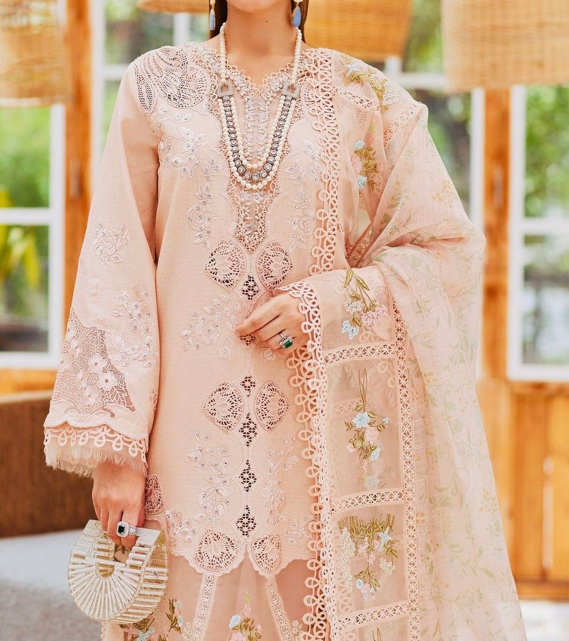 Unstitched Embroidered Lawn 3PC | SC-013