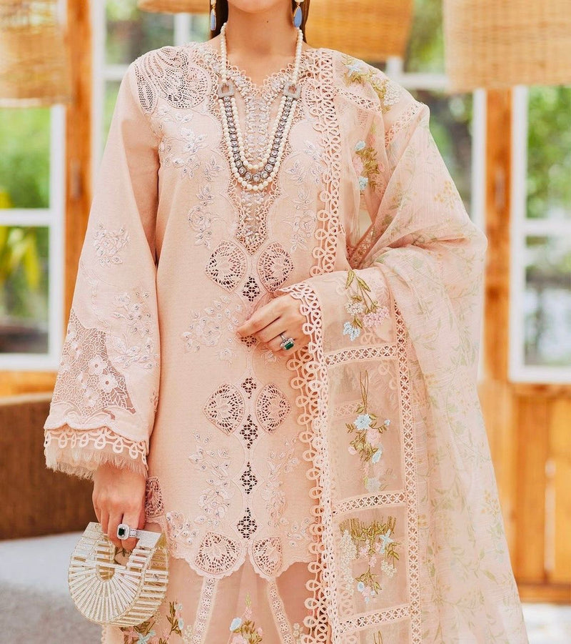 Unstitched Embroidered Lawn 3PC | SC-013