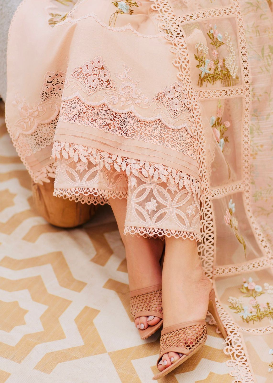 Unstitched Embroidered Lawn 3PC | SC-013