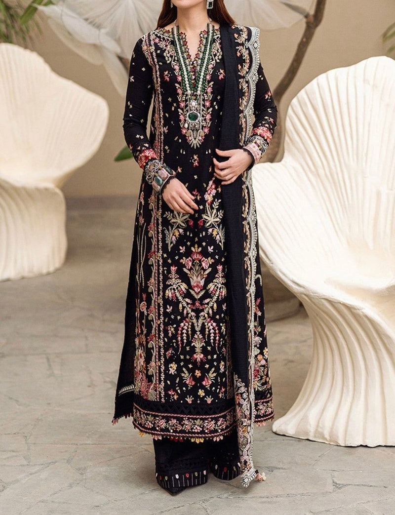 Unstitched Embroidered Lawn 3PC | SC-014
