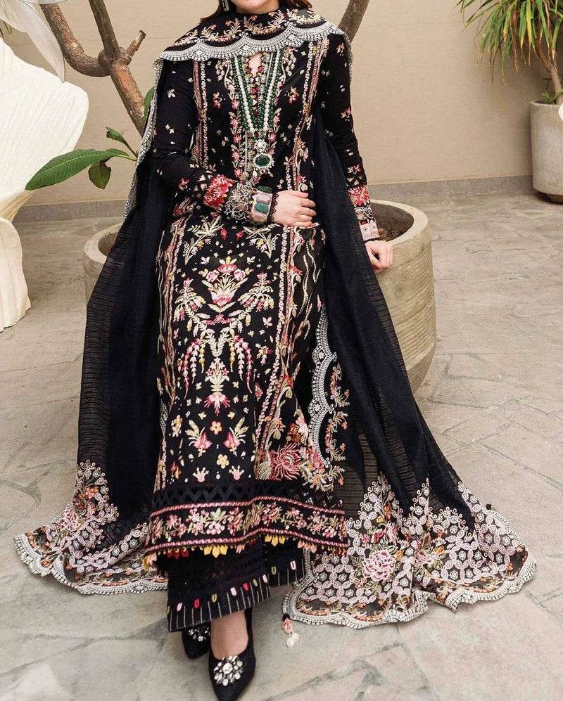 Unstitched Embroidered Lawn 3PC | SC-014
