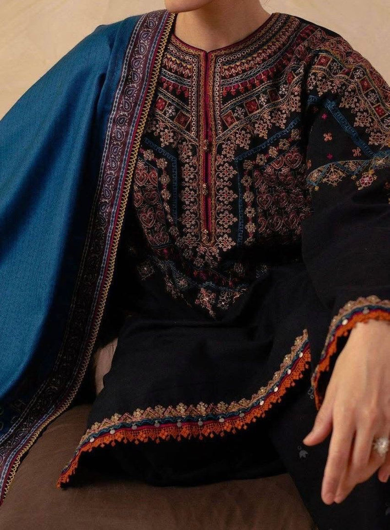 Unstitched Embroidered Lawn 3PC | SC-018
