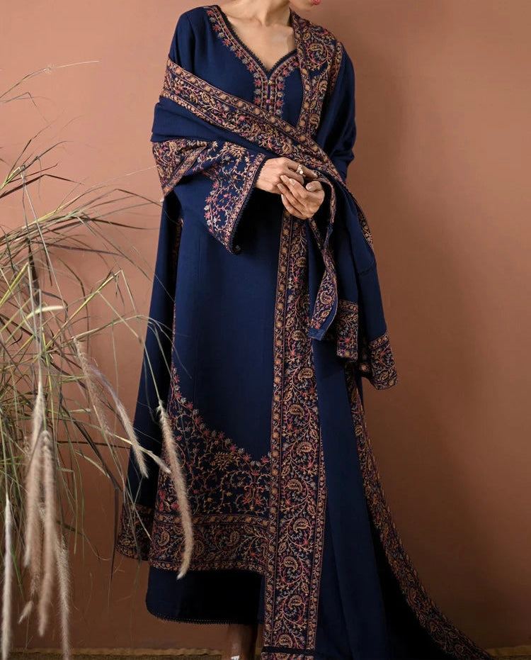 Unstitched Embroidered Lawn 3PC | SC-022A