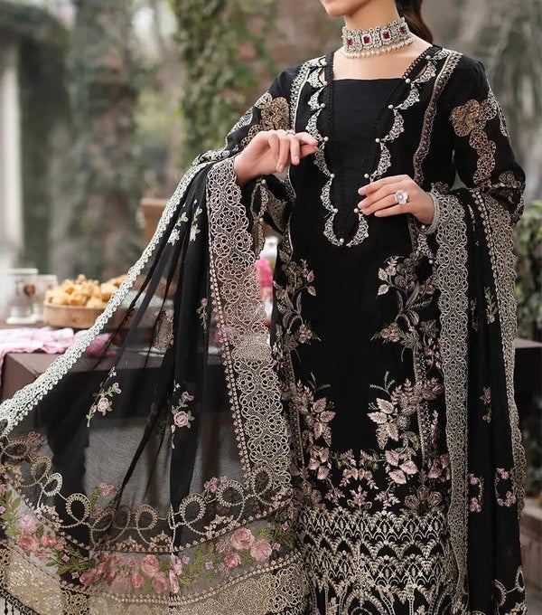 Unstitched Embroidered Lawn 3PC | SC-024A