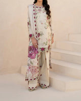 Unstitched Printed Lawn 3PC | SC-041