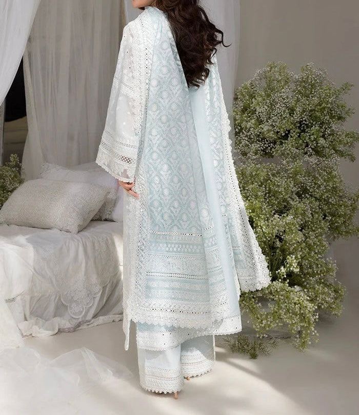 Unstitched Embroidered Lawn 3PC | SC-064