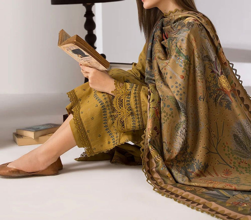 Unstitched Embroidered Lawn 3PC | SC-065