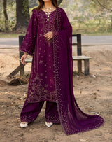 Unstitched Embroidered Lawn 3PC | SC-083