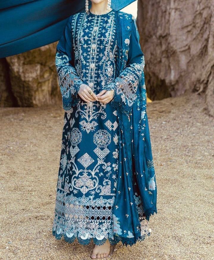Unstitched Embroidered Lawn 3PC | SC-085