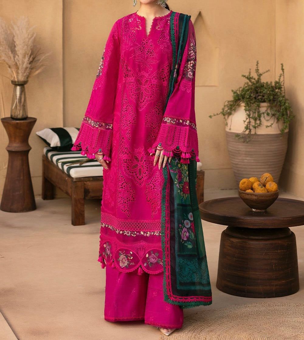 Unstitched Embroidered Lawn 3PC | SC-087