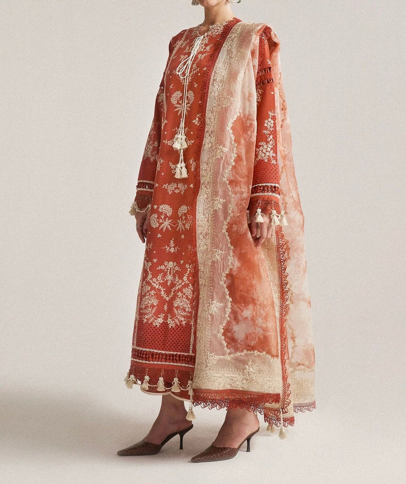 Unstitched Embroidered Lawn 3PC | SC-088