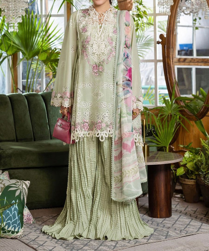 Unstitched Embroidered Lawn 3PC | SC-093C