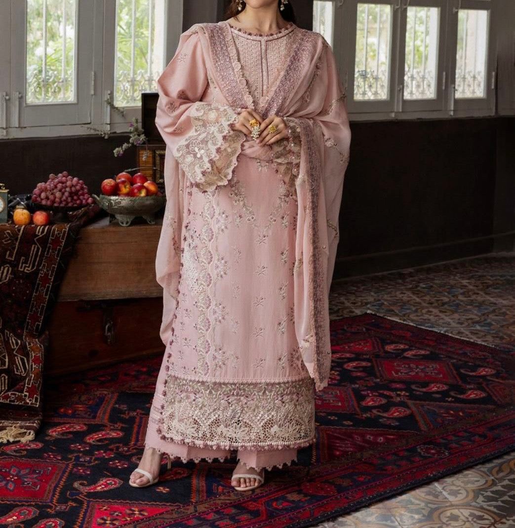 Unstitched Embroidered Lawn 3PC | SC-103