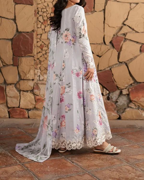 Unstitched Embroidered Lawn 3PC | SC-115