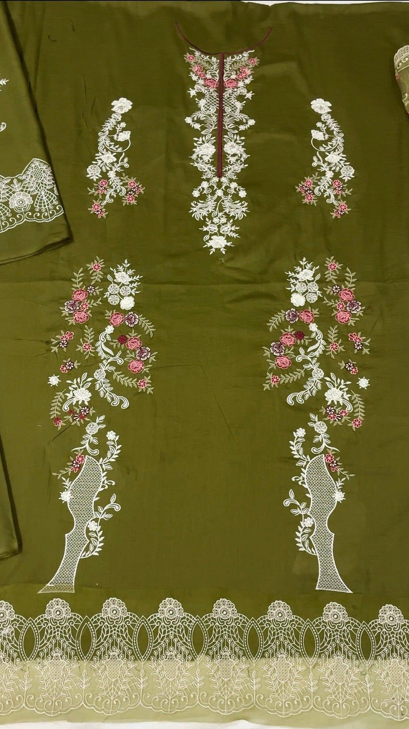 Unstitched Embroidered Lawn 3PC | SC-131
