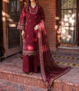 Unstitched Embroidered Lawn 3PC | SC-134